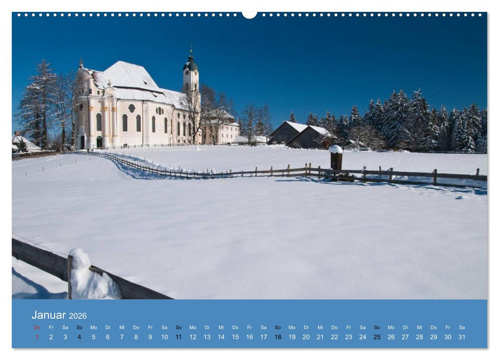 Romantisches Allgäu (CALVENDO Premium Wandkalender 2026)