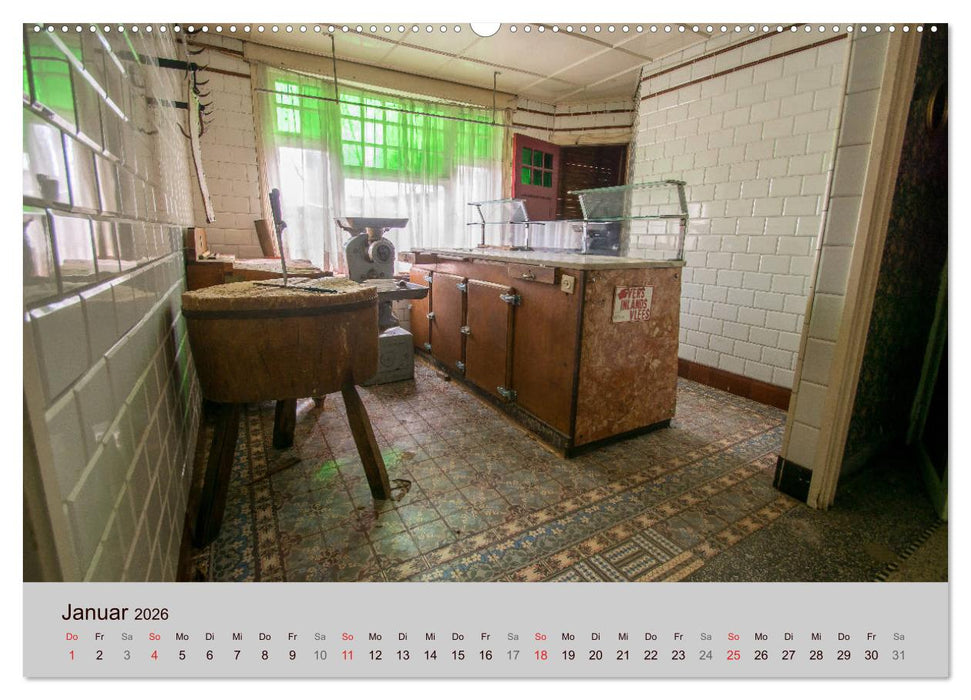 Lost Places - Schönheit des Verfalls (CALVENDO Wandkalender 2026)