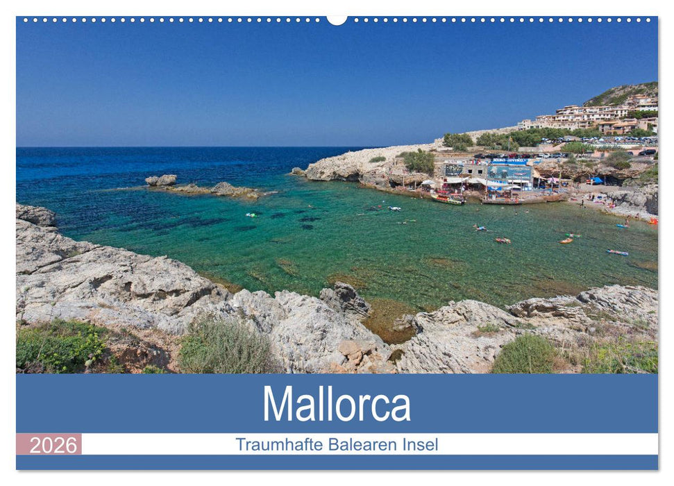 Mallorca - Traumhafte Balearen Insel (CALVENDO Wandkalender 2026)