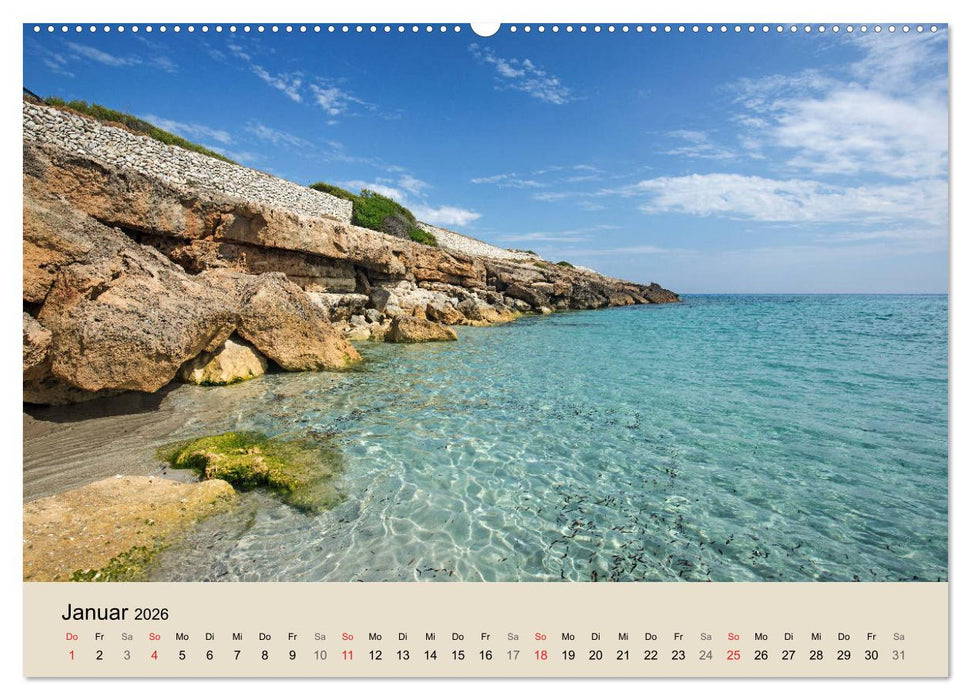 Mallorca - Traumhafte Balearen Insel (CALVENDO Wandkalender 2026)