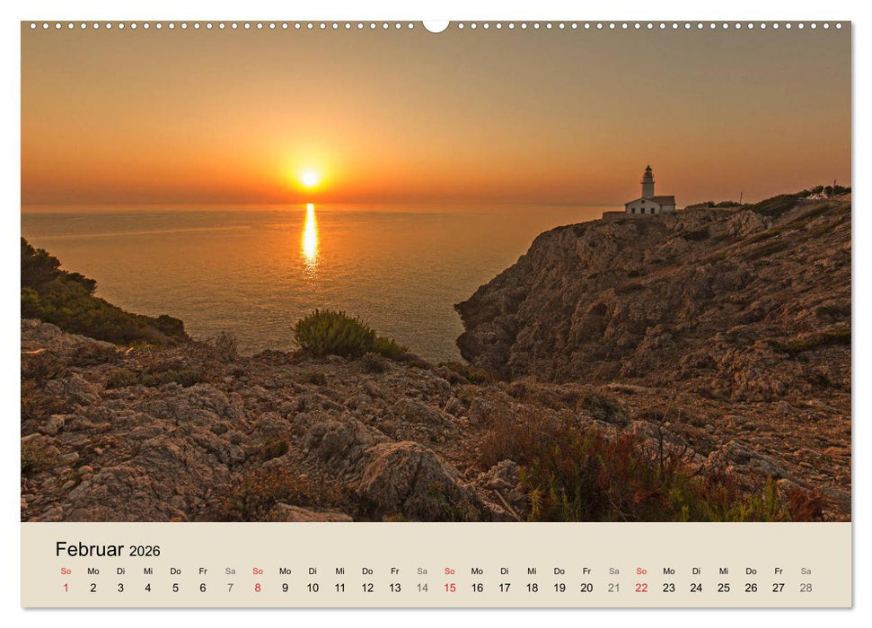 Mallorca - Traumhafte Balearen Insel (CALVENDO Wandkalender 2026)