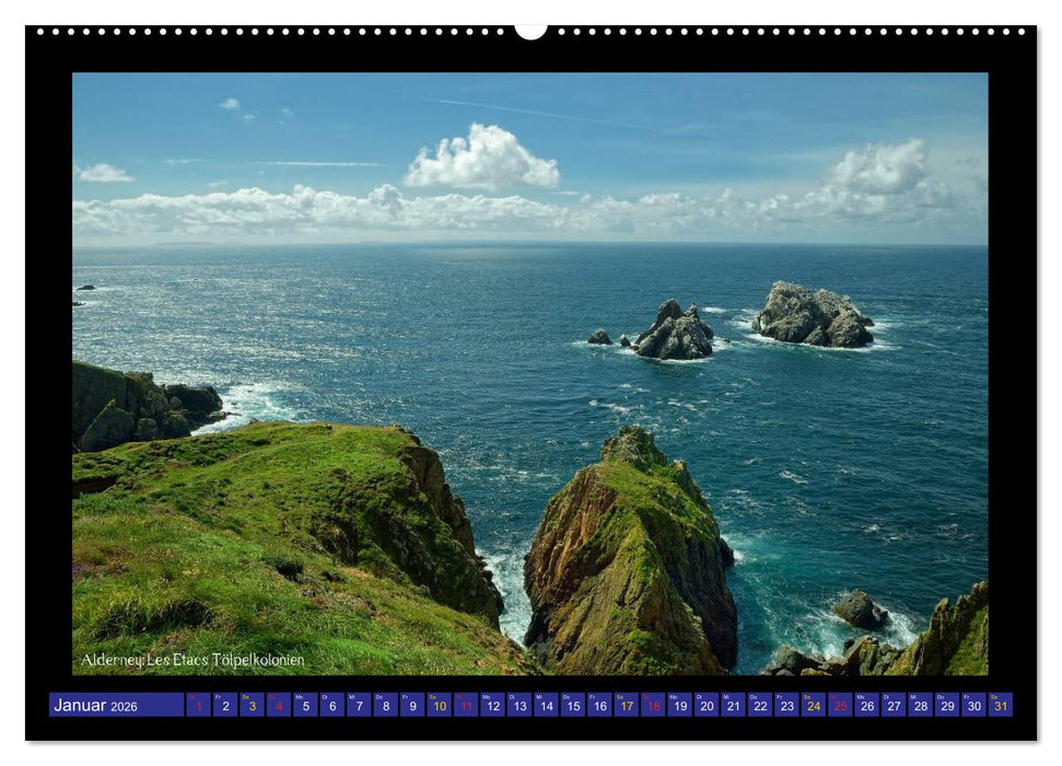 Die Welt der Kanalinseln 2026 (CALVENDO Wandkalender 2026)