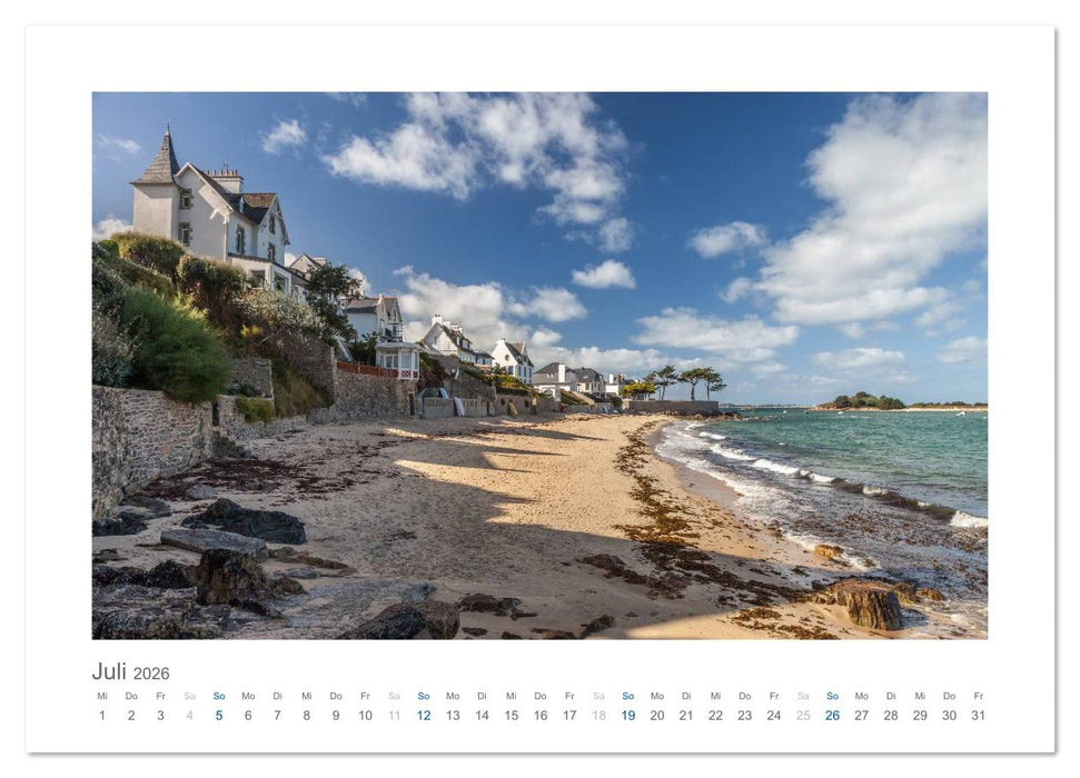 Bretagne - Zauber der Côte de Granit Rose (CALVENDO Premium Wandkalender 2026)