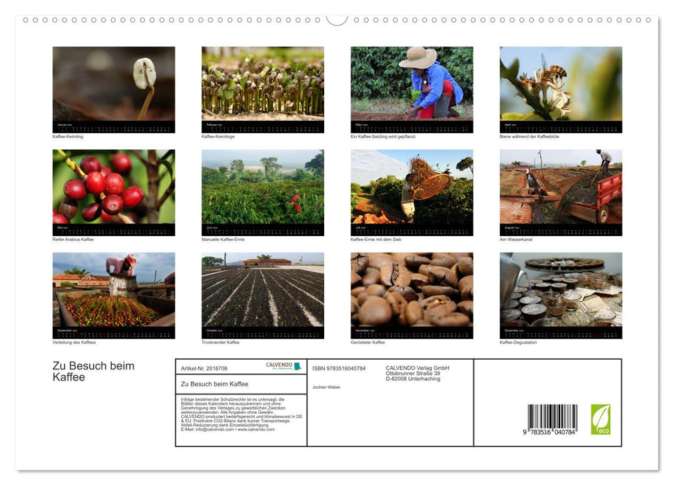 Zu Besuch beim Kaffee (CALVENDO Premium Wandkalender 2026)