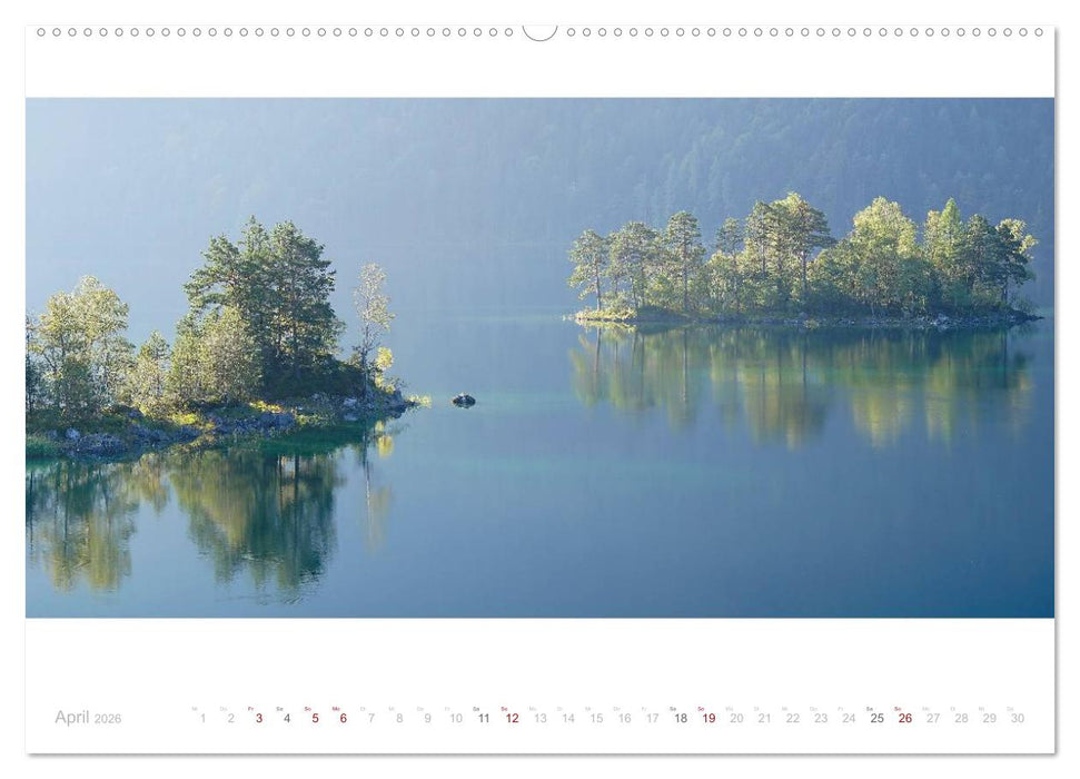 Unterwegs am Eibsee (CALVENDO Premium Wandkalender 2026)