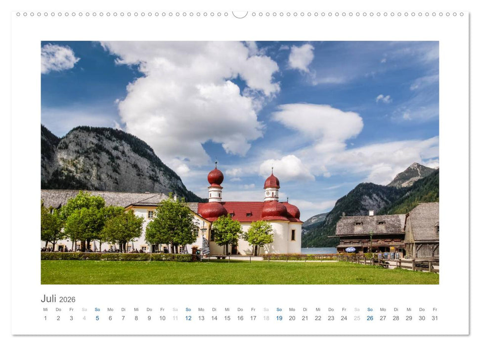 Berchtesgadener Alpen - Land von Watzmann und Königssee (CALVENDO Premium Wandkalender 2026)