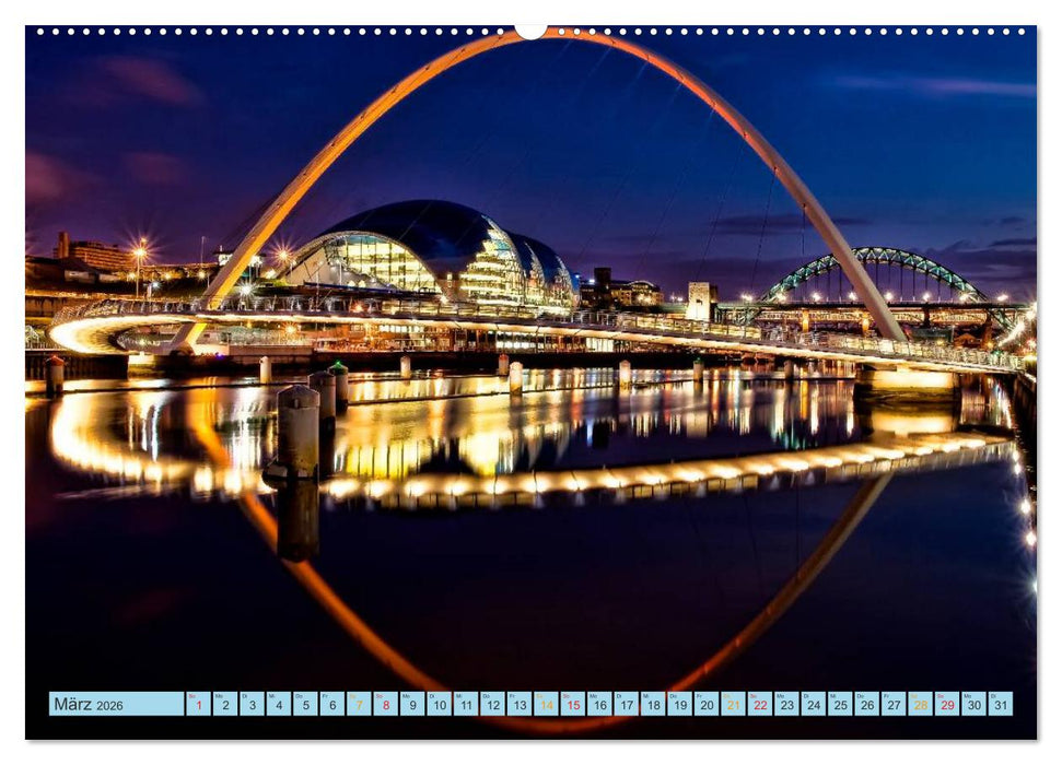 Städte der Welt - Skylines in der Nacht (CALVENDO Wandkalender 2026)