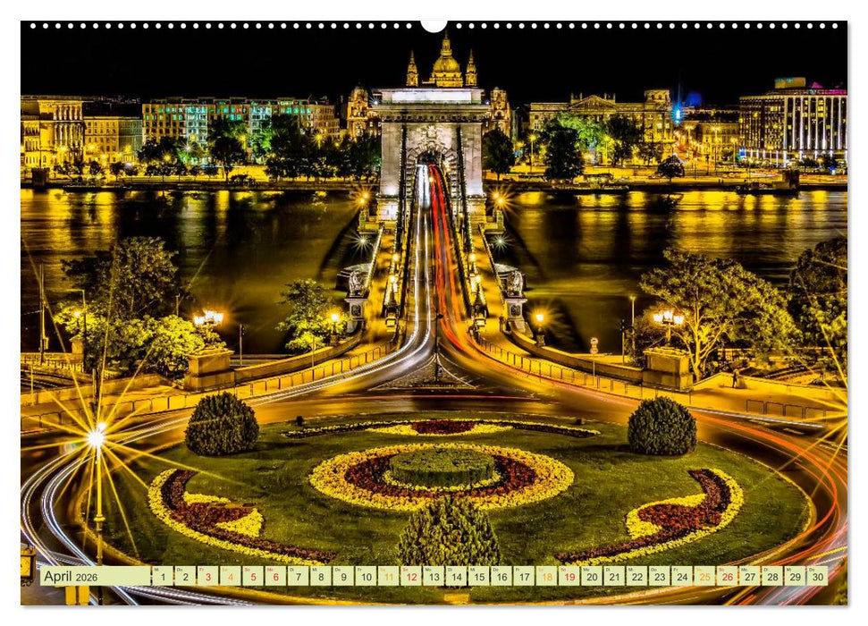 Städte der Welt - Skylines in der Nacht (CALVENDO Wandkalender 2026)