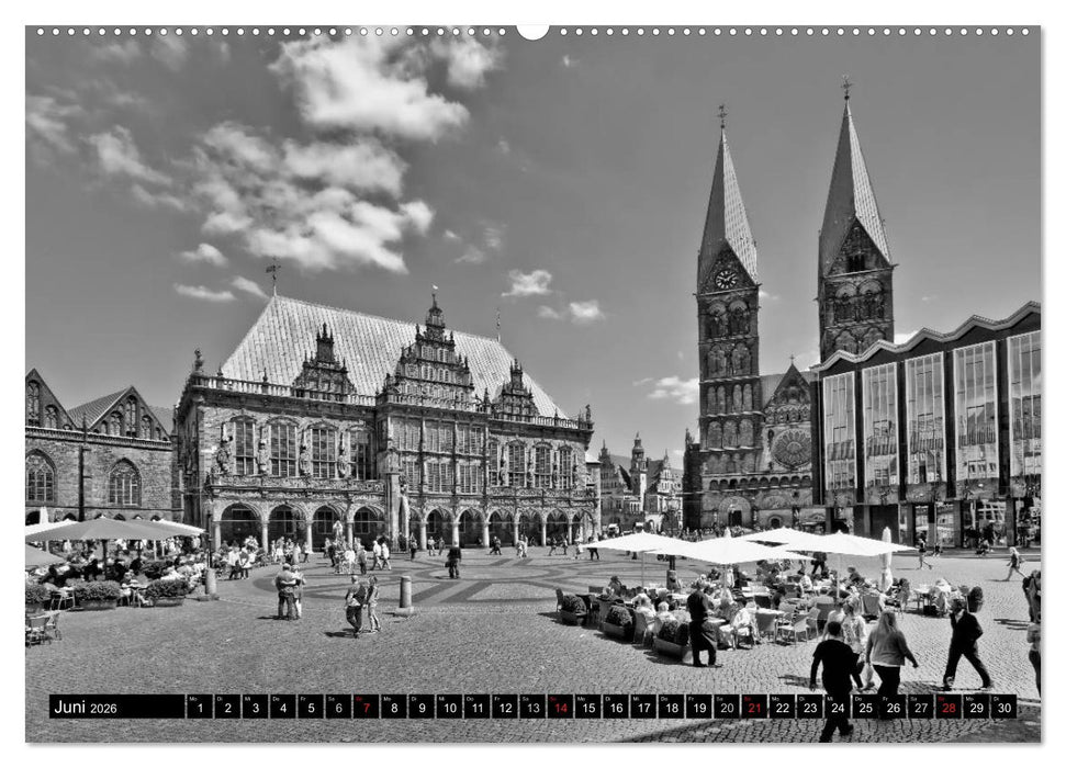 Historisches Bremen (CALVENDO Premium Wandkalender 2026)