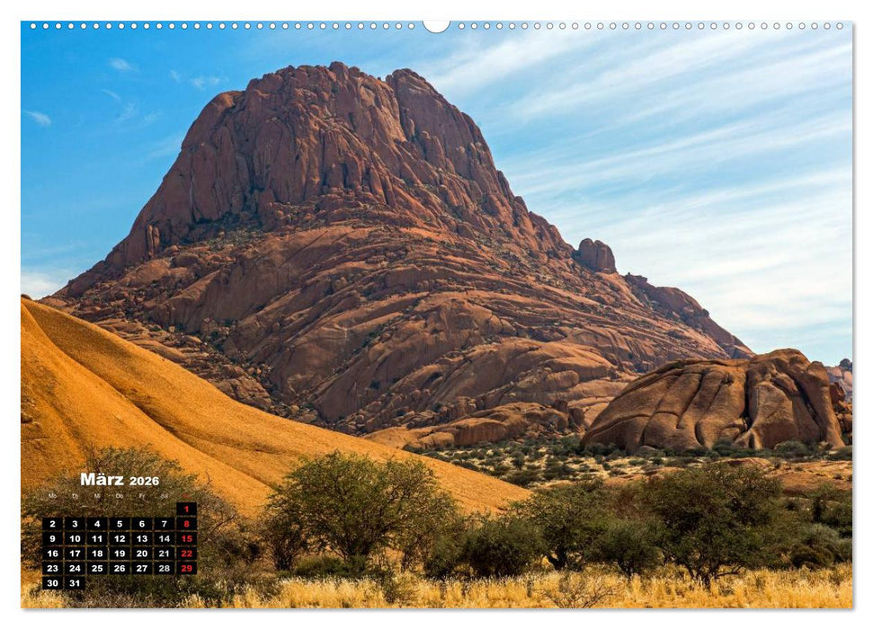 Blickpunkte in Namibia (CALVENDO Premium Wandkalender 2026)