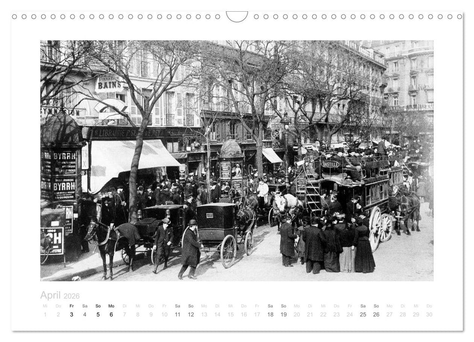 Metropole Paris - Impressionen (CALVENDO Wandkalender 2026)
