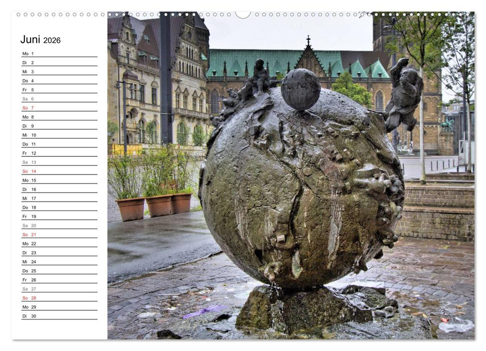 Bremen ganz nah (CALVENDO Premium Wandkalender 2026)