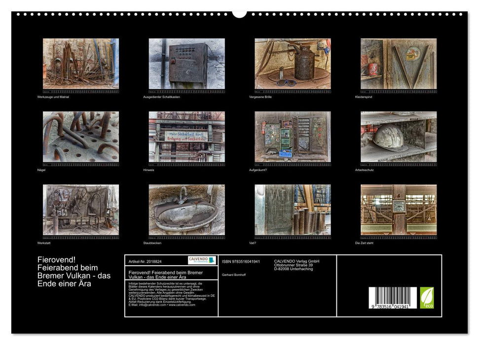 Fierovend! Feierabend beim Bremer Vulkan - das Ende einer Ära (CALVENDO Premium Wandkalender 2026)