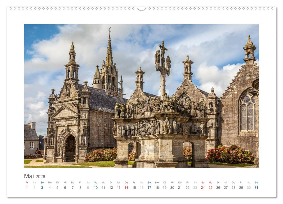 Bretagne - Zauber der Côte de Granit Rose (CALVENDO Wandkalender 2026)