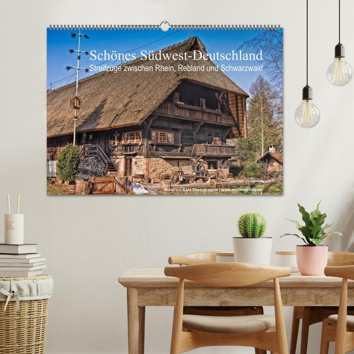 Schönes Südwest-Deutschland Streifzüge zwischen Rhein, Rebland und Schwarzwald (CALVENDO Wandkalender 2026)