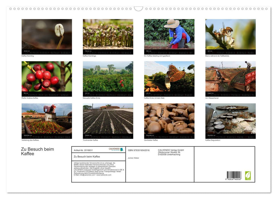 Zu Besuch beim Kaffee (CALVENDO Wandkalender 2026)