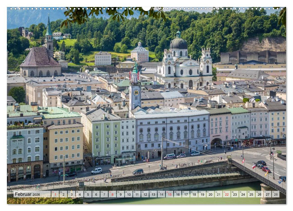 SALZBURG Blicke auf die Mozartstadt (CALVENDO Premium Wandkalender 2026)