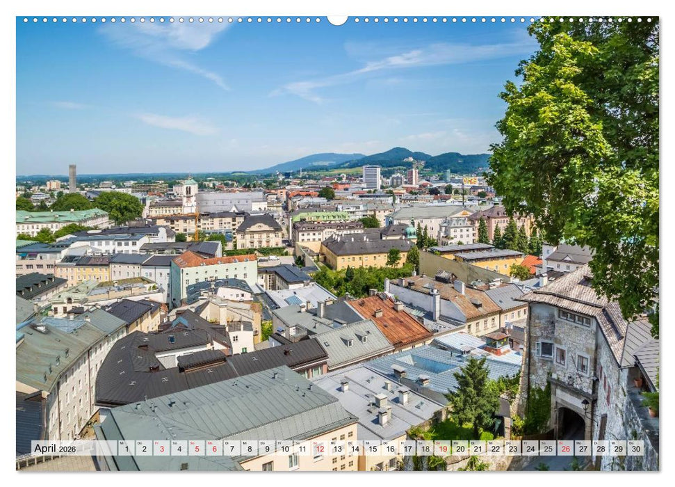 SALZBURG Blicke auf die Mozartstadt (CALVENDO Premium Wandkalender 2026)
