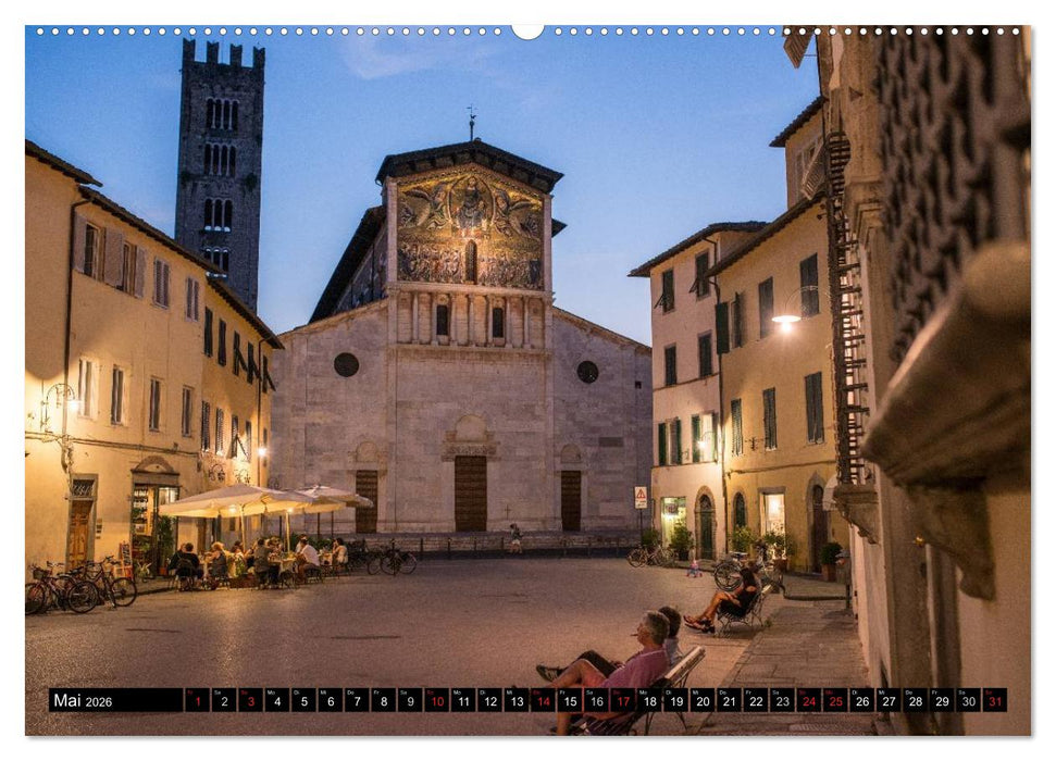 Abends in der Toskana (CALVENDO Premium Wandkalender 2026)