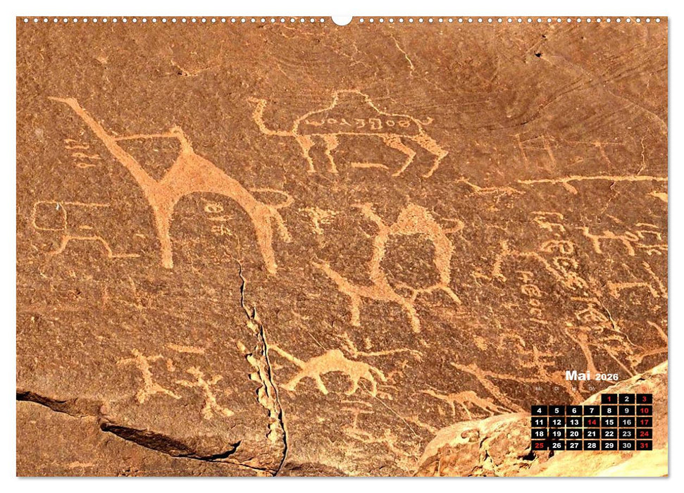 Jordanien. Königreich in der Wüste (CALVENDO Premium Wandkalender 2026)