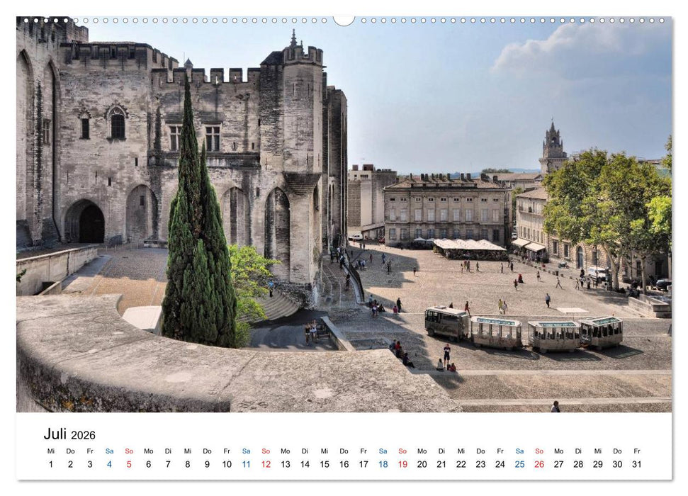 Avignon - Weltkulturerbe der UNESCO (CALVENDO Premium Wandkalender 2026)
