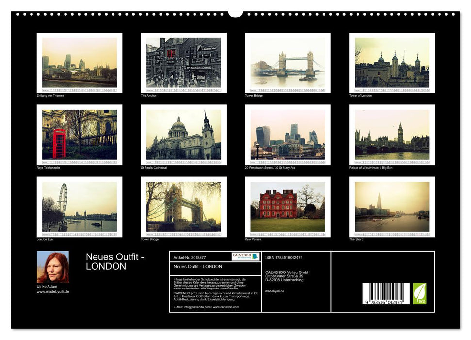 Neues Outfit - LONDON (CALVENDO Premium Wandkalender 2026)