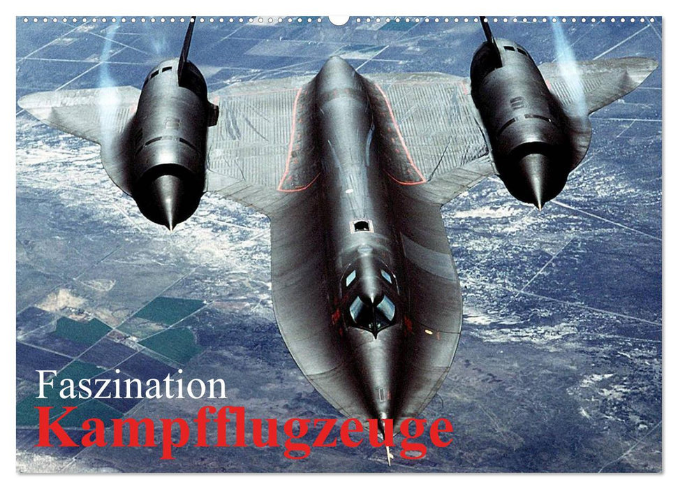 Faszination Kampfflugzeuge (CALVENDO Wandkalender 2026)