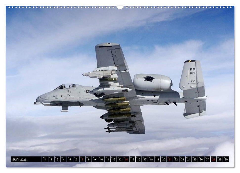 Kriegstechnik. Kampfjet-Impressionen (CALVENDO Wandkalender 2026)