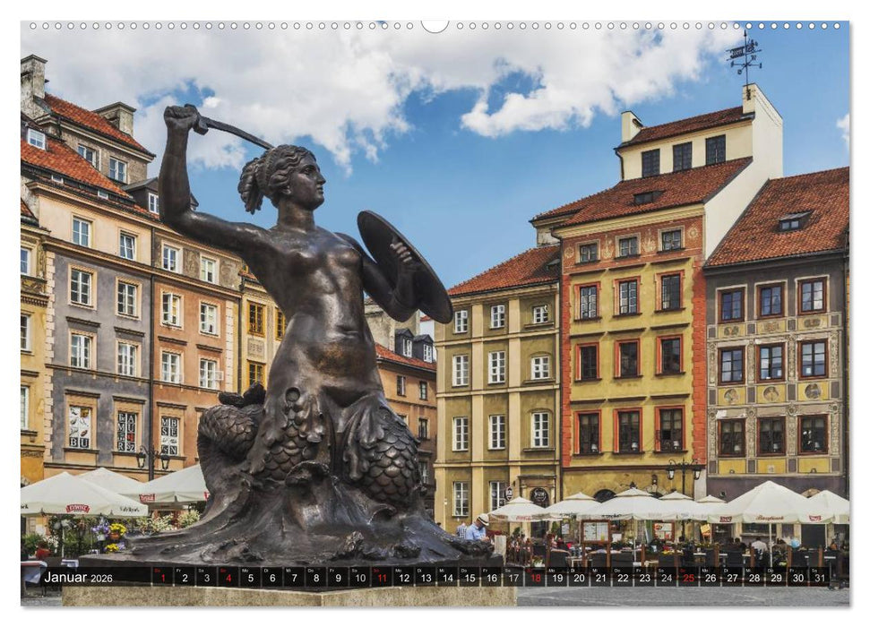 Ein Wochenende in Warschau (CALVENDO Wandkalender 2026)