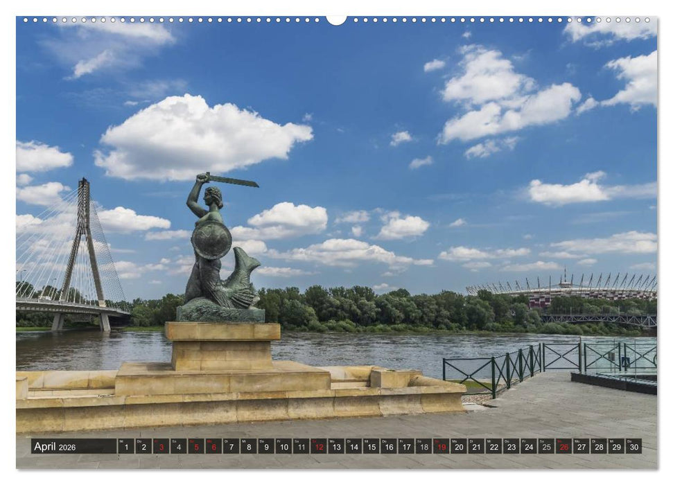 Ein Wochenende in Warschau (CALVENDO Wandkalender 2026)