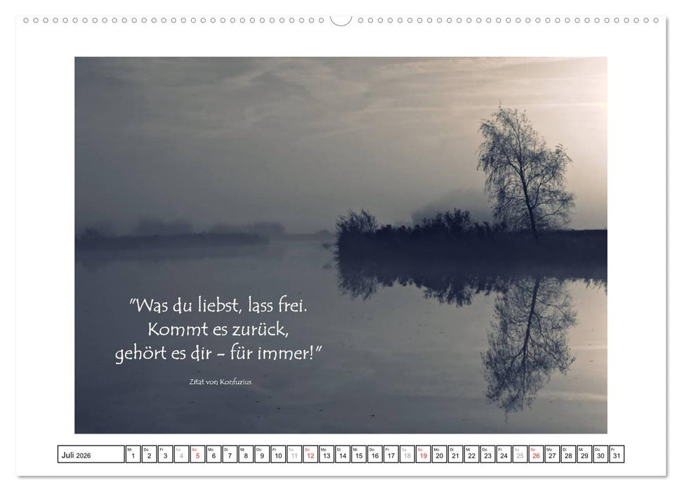 Zitate - Sammlung (CALVENDO Premium Wandkalender 2026)