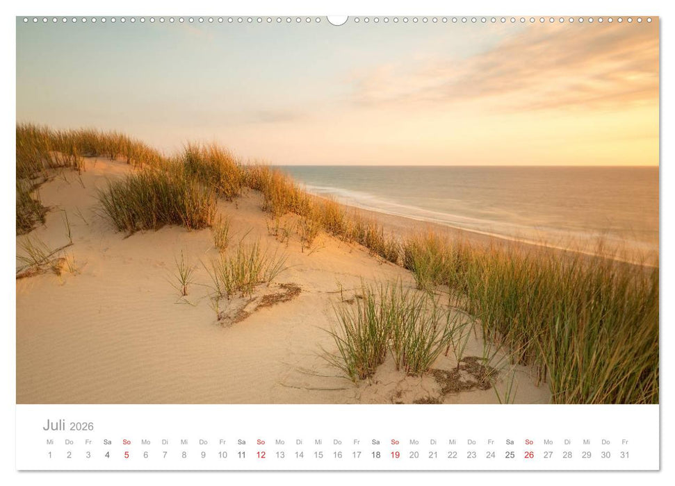 Sylter Lichtstimmungen (CALVENDO Premium Wandkalender 2026)