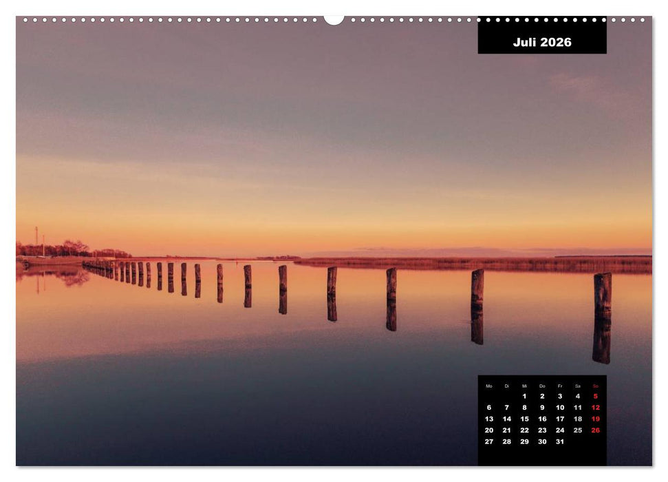 Maritime Seebilder - Von der Ostsee zur Nordsee (CALVENDO Premium Wandkalender 2026)