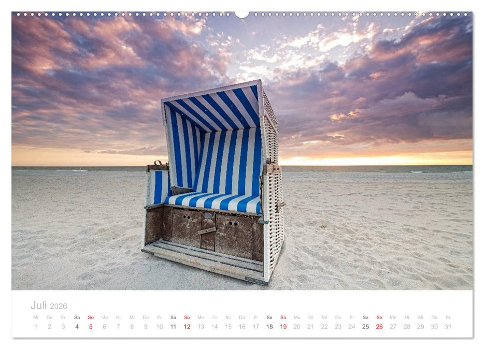 Sehnsucht Sylt (CALVENDO Premium Wandkalender 2026)