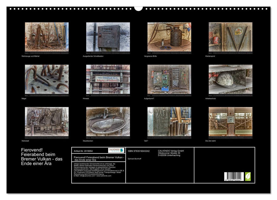 Fierovend! Feierabend beim Bremer Vulkan - das Ende einer Ära (CALVENDO Wandkalender 2026)