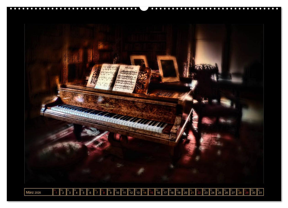 Klavier - Solo für zehn Finger (CALVENDO Premium Wandkalender 2026)