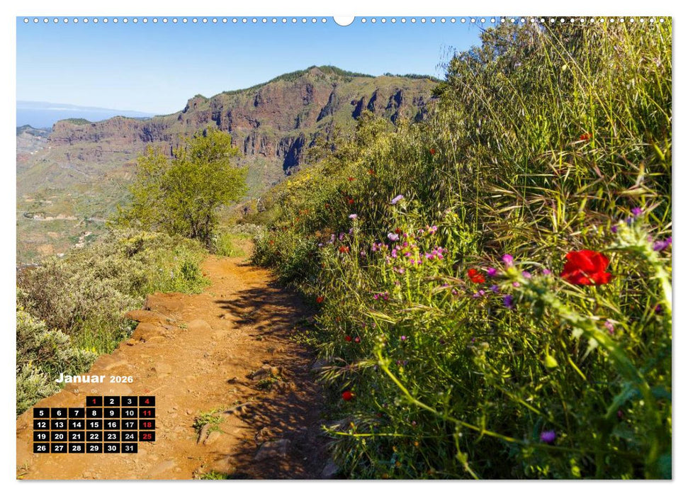 Auf Schusters Rappen... Gran Canaria (CALVENDO Wandkalender 2026)