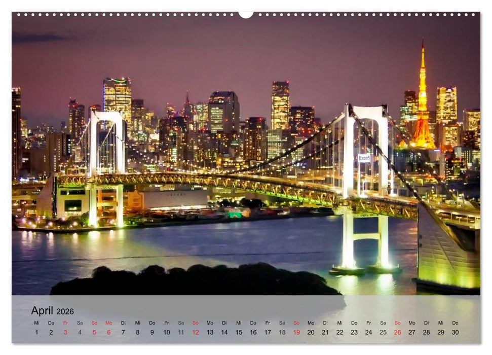 Japan. Zwischen Tradition und Moderne (CALVENDO Wandkalender 2026)