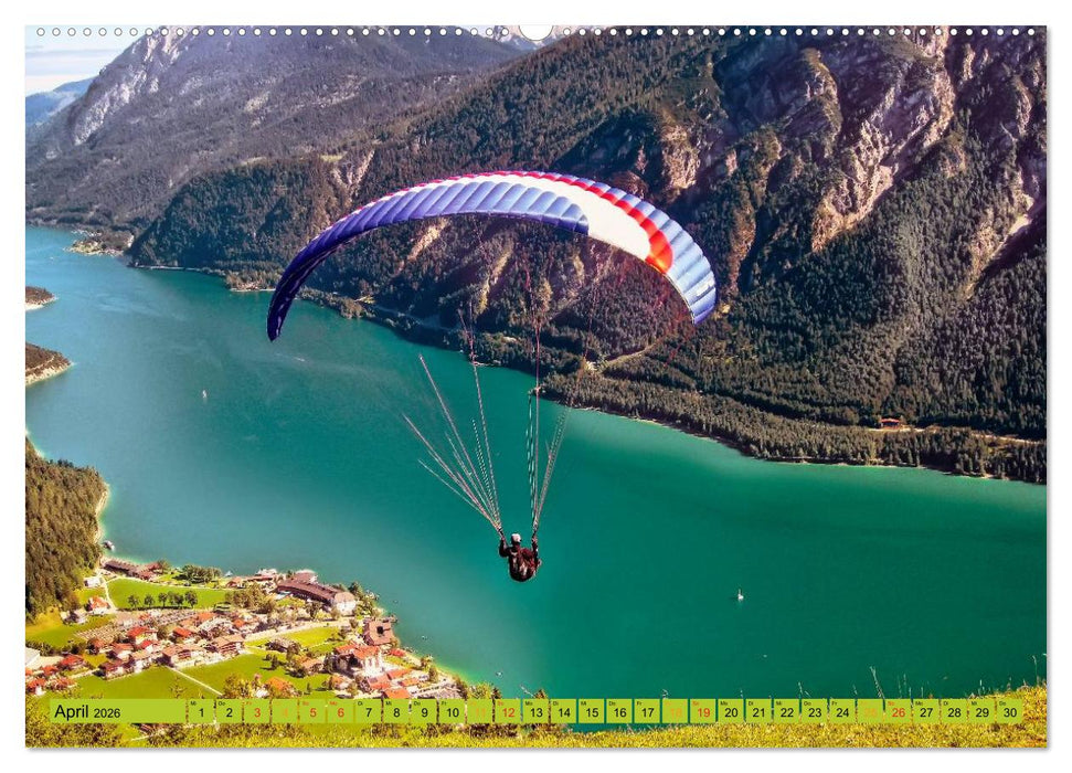 Frei sein - Paragliding (CALVENDO Premium Wandkalender 2026)