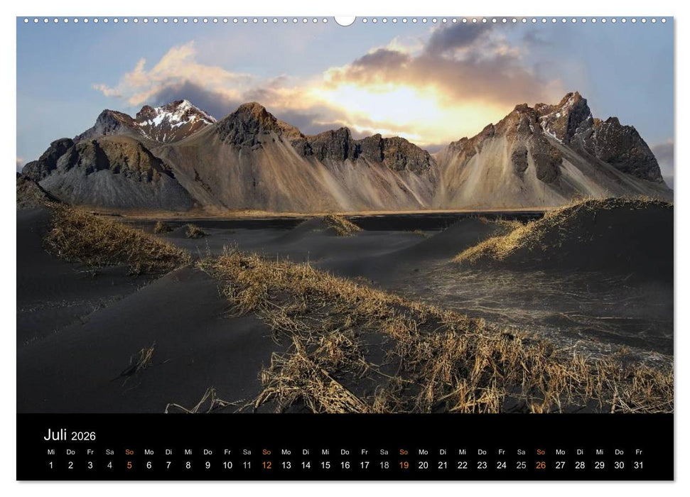 Island - wundervolle Weite (CALVENDO Premium Wandkalender 2026)