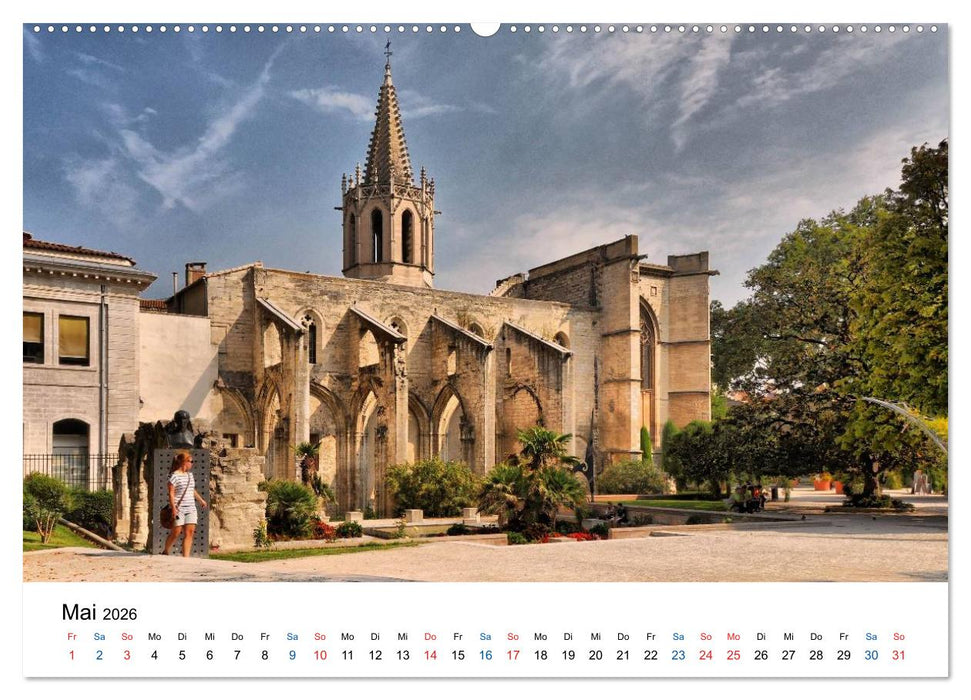 Avignon - Weltkulturerbe der UNESCO (CALVENDO Wandkalender 2026)