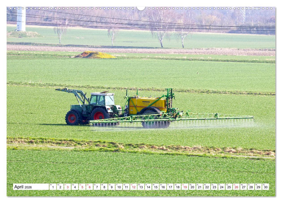 Landmaschinen zum Anfassen nah (CALVENDO Premium Wandkalender 2026)