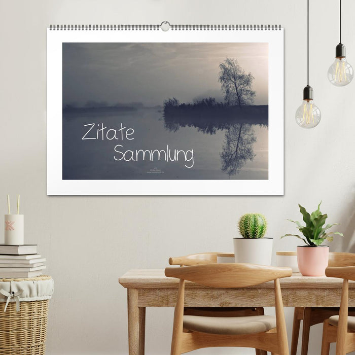 Zitate - Sammlung (CALVENDO Wandkalender 2026)