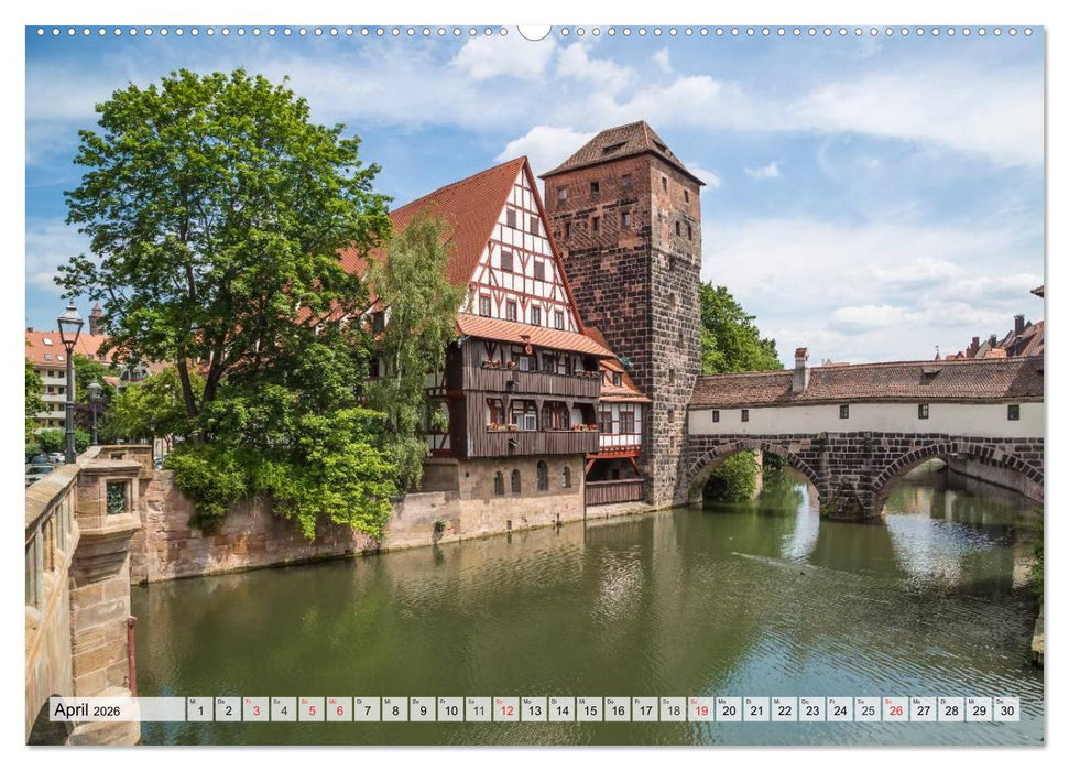 NÜRNBERG Historisches Stadtherz (CALVENDO Premium Wandkalender 2026)