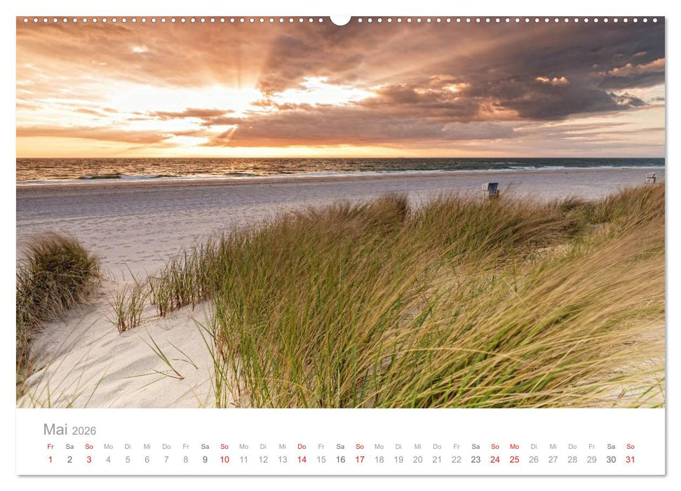 Sylter Lichtstimmungen (CALVENDO Wandkalender 2026)