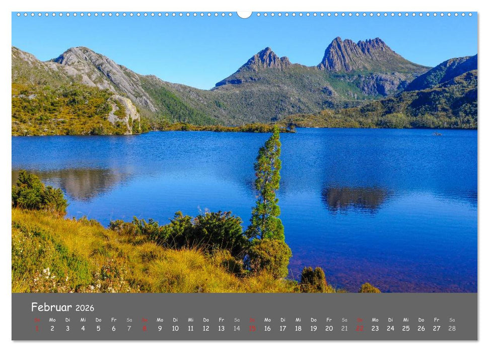 Naturlandschaften Tasmaniens (CALVENDO Premium Wandkalender 2026)
