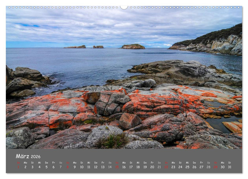 Naturlandschaften Tasmaniens (CALVENDO Premium Wandkalender 2026)