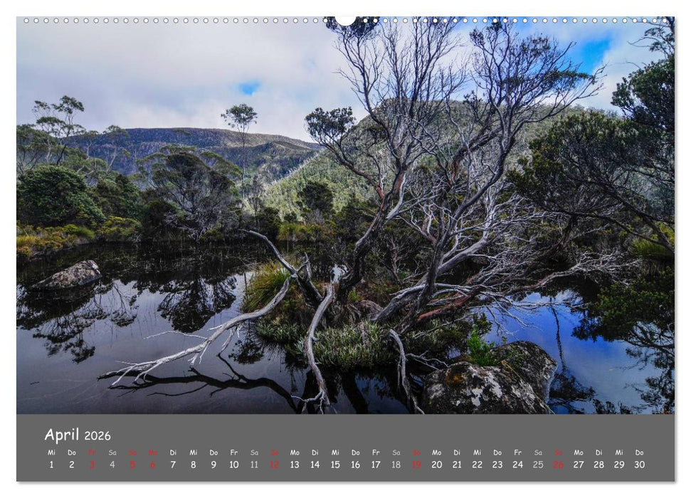 Naturlandschaften Tasmaniens (CALVENDO Premium Wandkalender 2026)