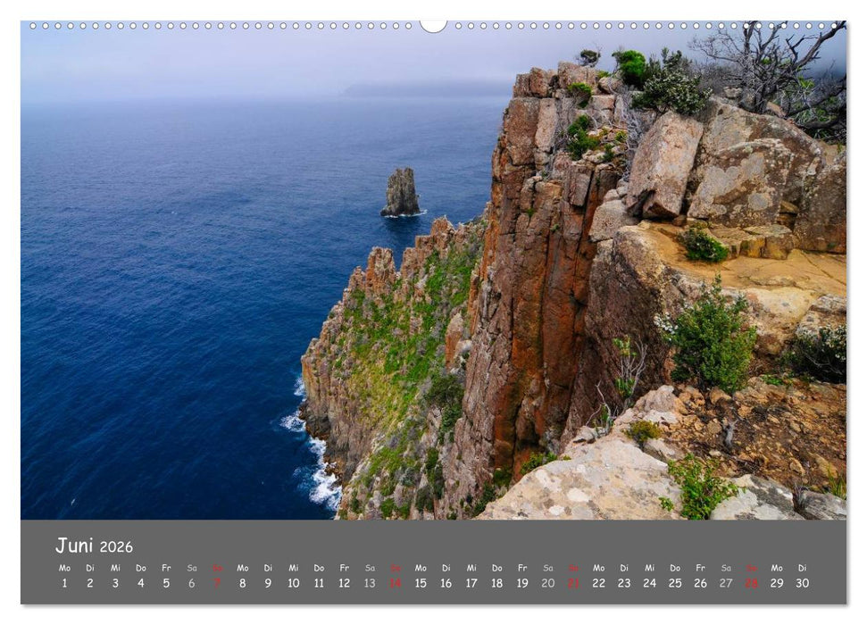 Naturlandschaften Tasmaniens (CALVENDO Premium Wandkalender 2026)