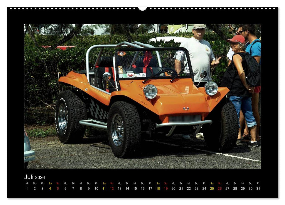 Buggys - die Kultautos der 80er (CALVENDO Premium Wandkalender 2026)
